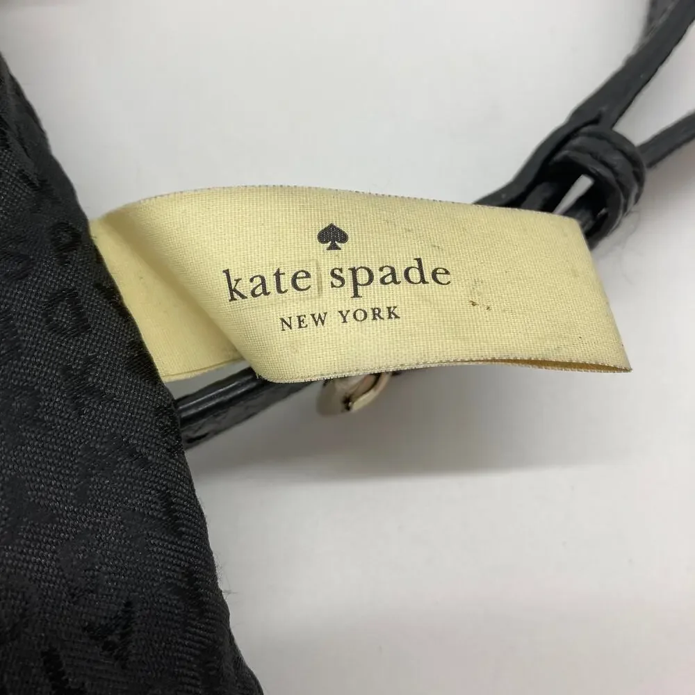 Kate Spade black pebbled leather crossbody bag